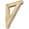 Ekena Millwork Traditional Arts & Crafts Rough Sawn Bracket, Douglas Fir, 4"W x 26"D x 30"H BKT04X26X30TRA03RDF - alternate 1